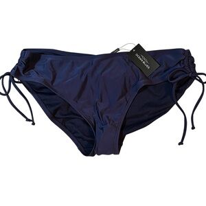 Ocean Blues Full Coverage Bikini Bottom with Tie Sides